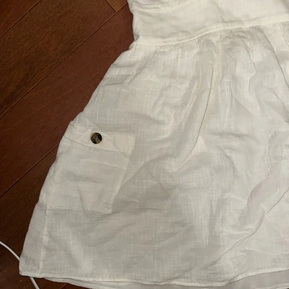 Halter top white/ cream mini dress - Picture 3 of 5